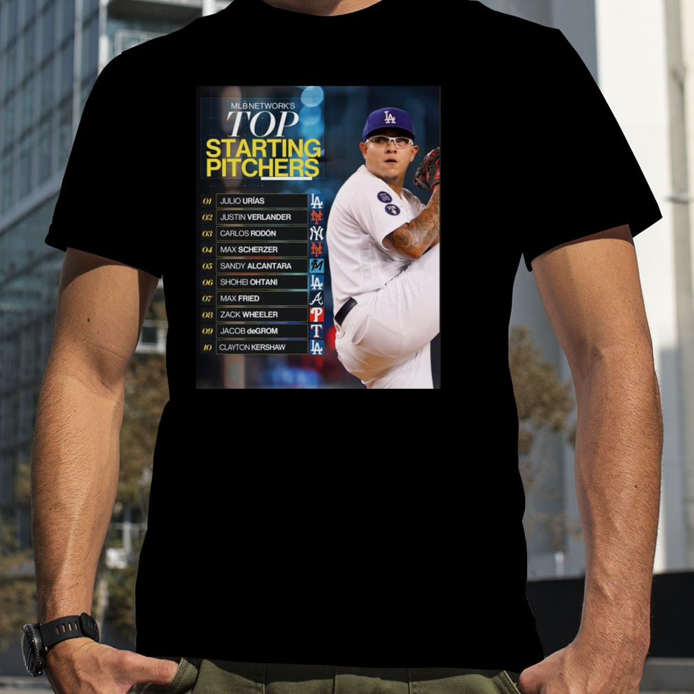 Mlb network’s top starting pitchers shirt