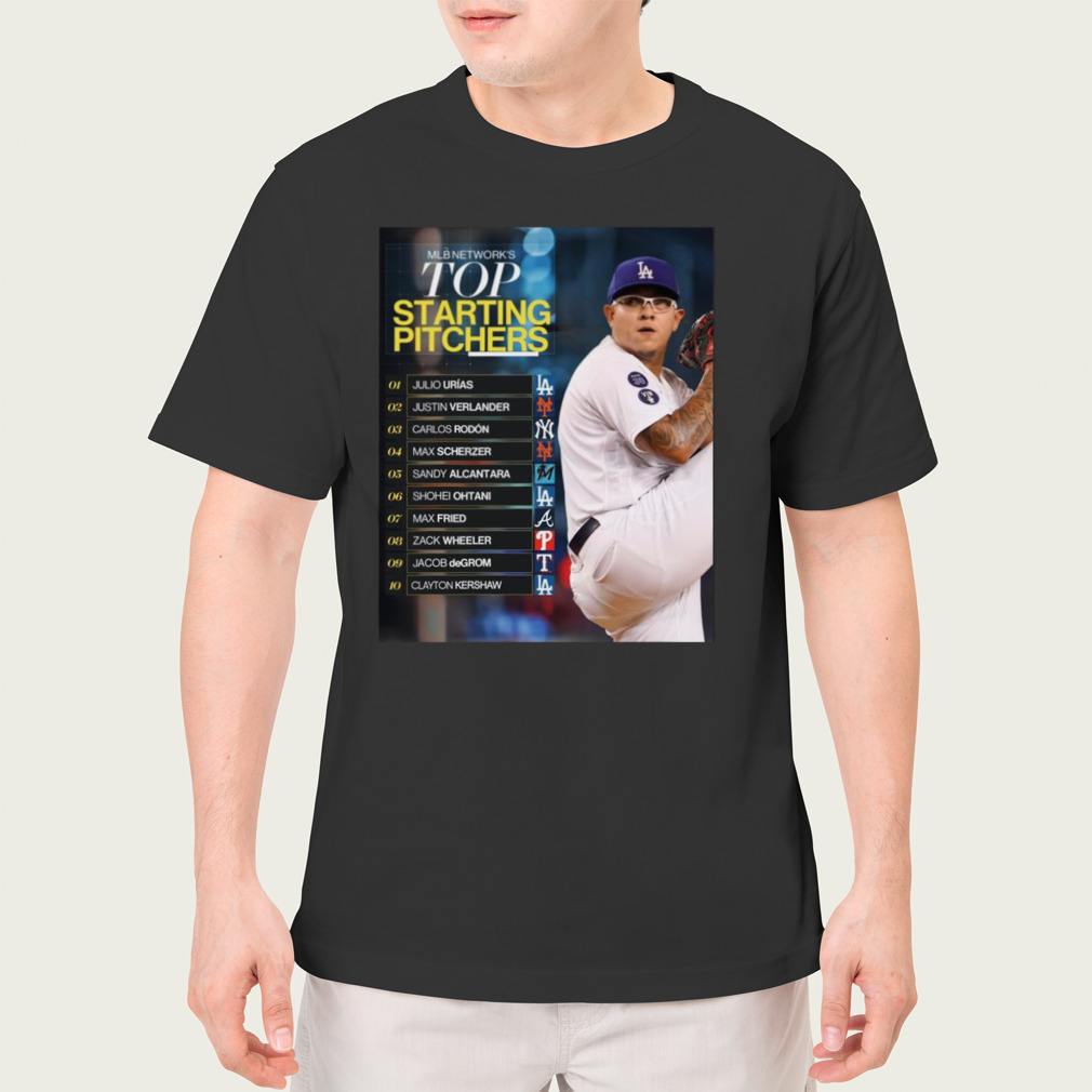 Mlb network’s top starting pitchers shirt