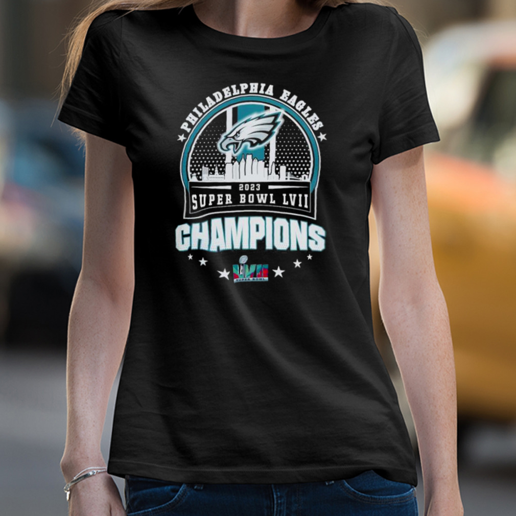 Skyline Philadelphia Eagles 2023 Super Bowl Lvii Champions Shirt