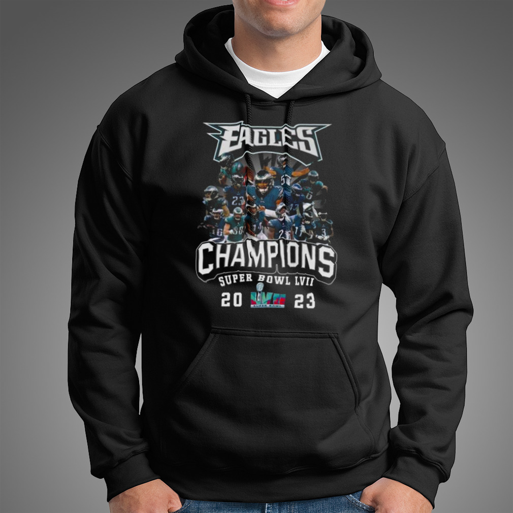 Philadelphia Eagles Super Bowl Lvii 2023 Champions T-shirt - Kaiteez