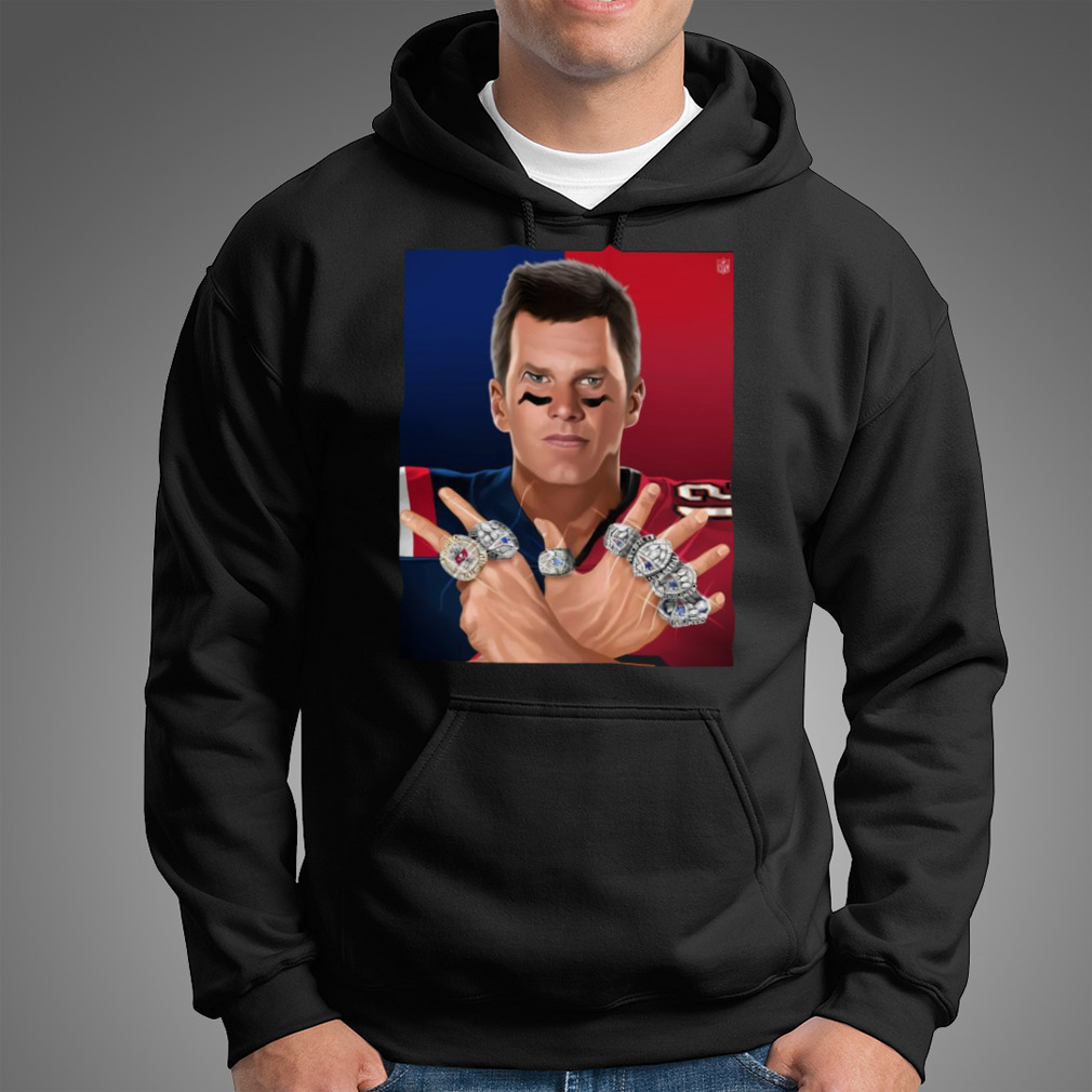 The Tom Brady of parenting 7 rings shirt - Guineashirt Premium ™ LLC