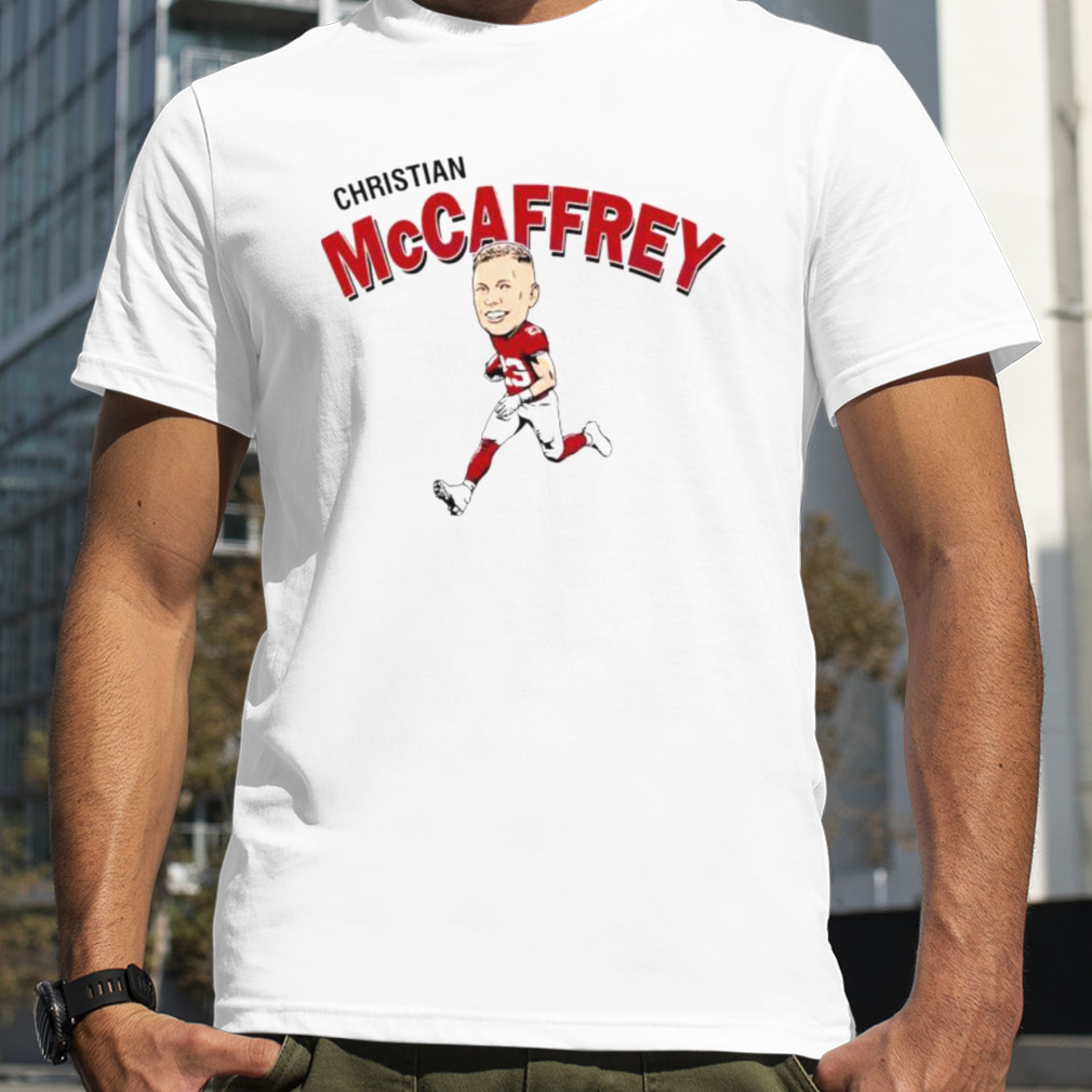 Christian Mccaffrey Graphic Toon 49ers Football Tee Shirt