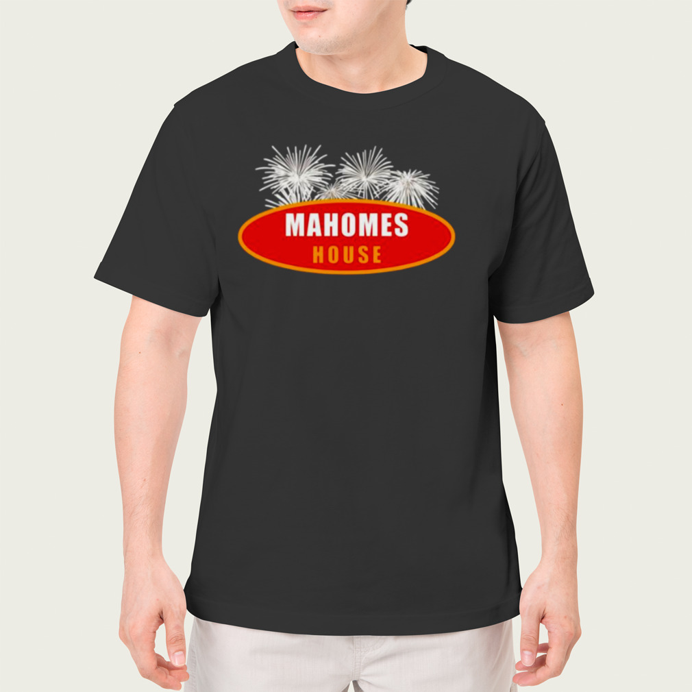 mahomes House Kansas City Chiefs fireworks shirt