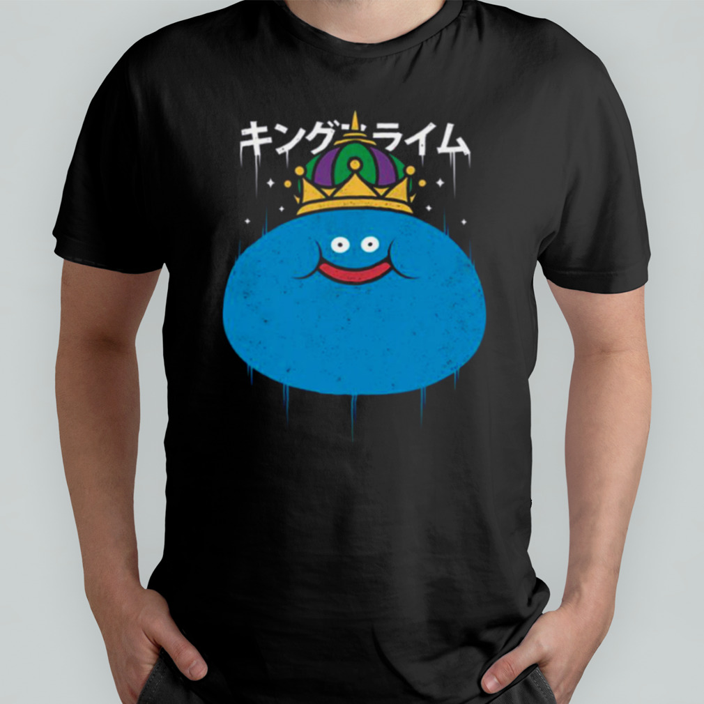 Blue Design Dragon Quest The King Slime Monster shirt