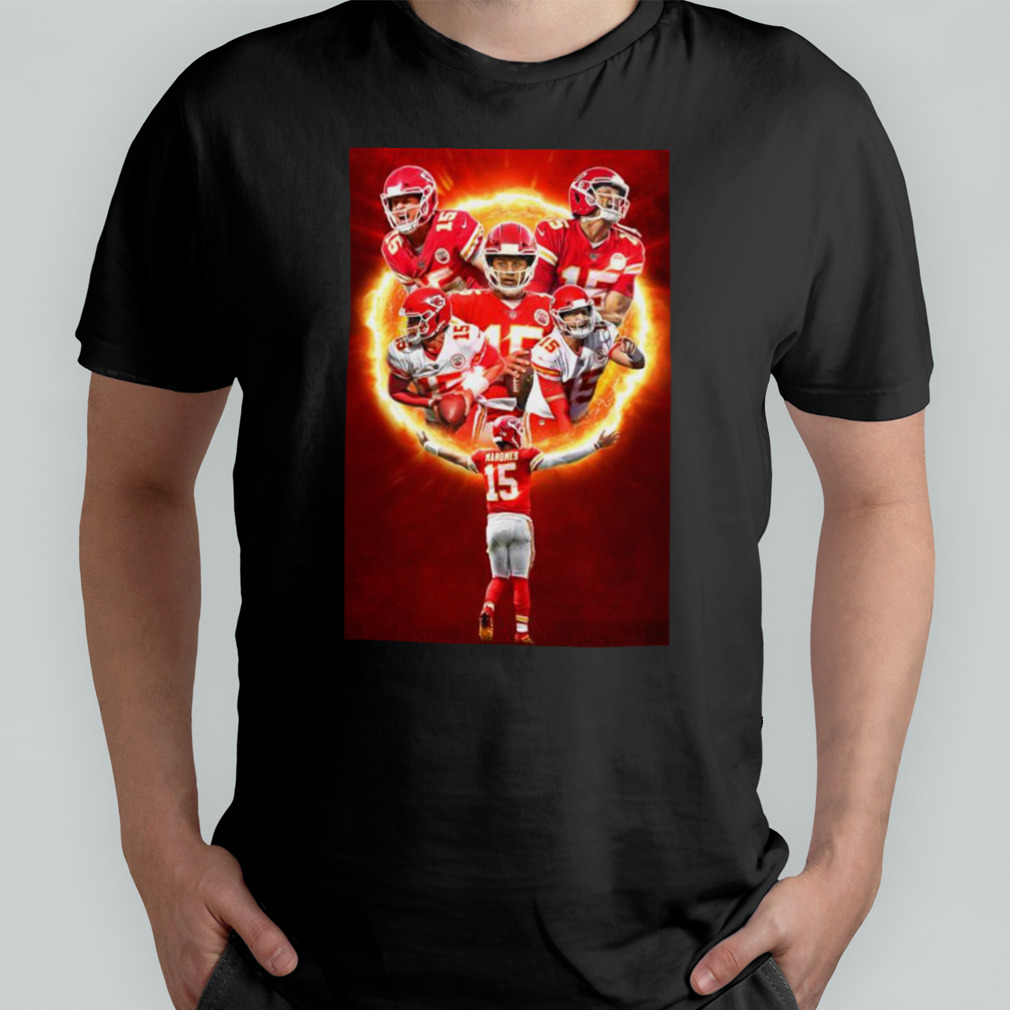 Patrick Mahomes 15 Kansas City Chiefs football poster shirt