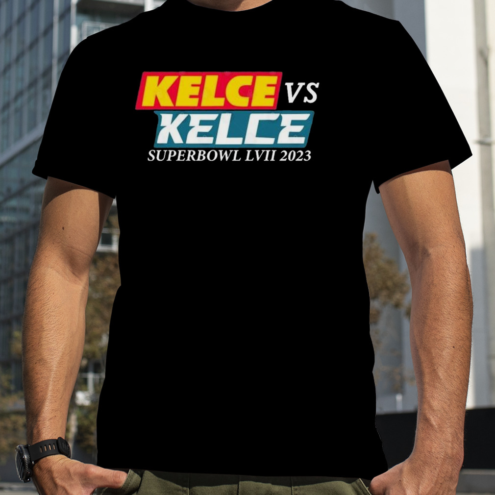 Kelce vs Kelce Funny Kelce’s Brother Travis And Jason Super Bowl 2023 Shirt