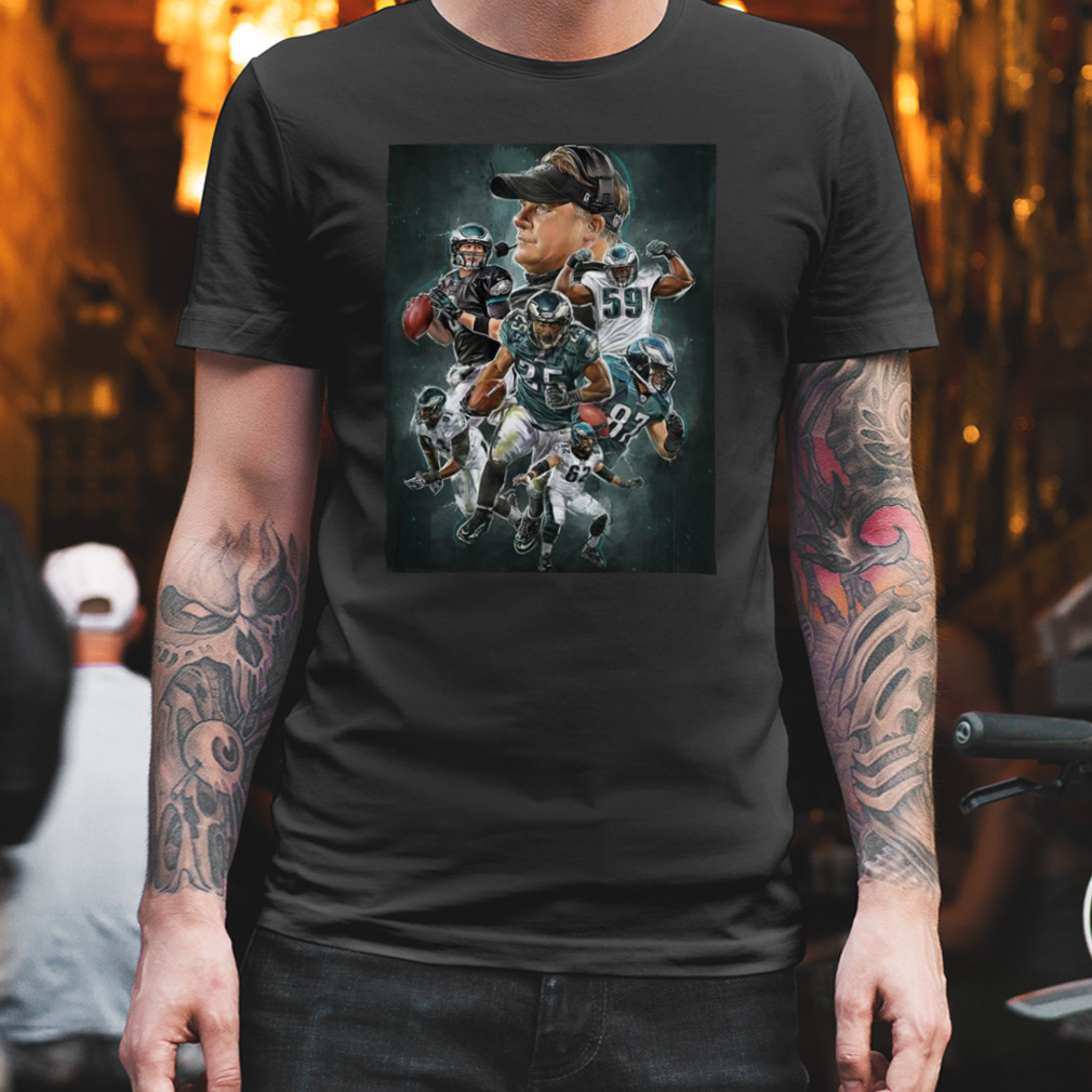 1981 Philadelphia Eagles Artwork: ICONIC® Men's 60/40 Blend T-Shirt