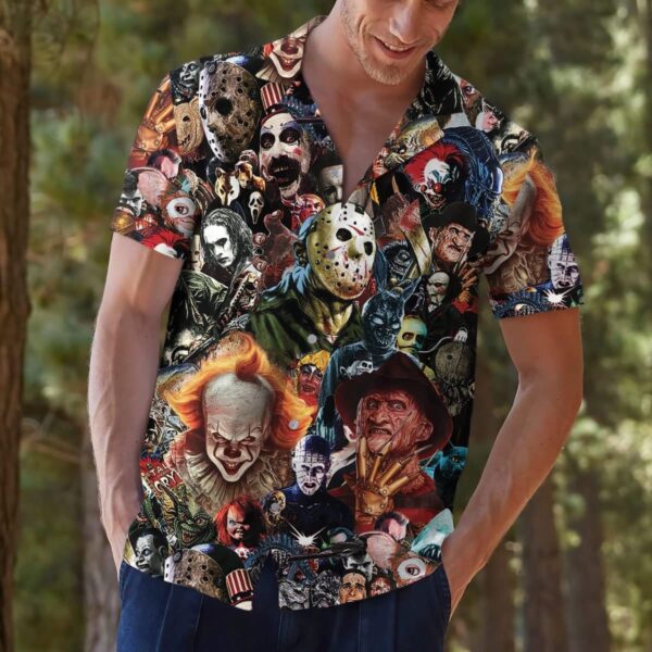 Horror Halloween Hawaiian Shirt