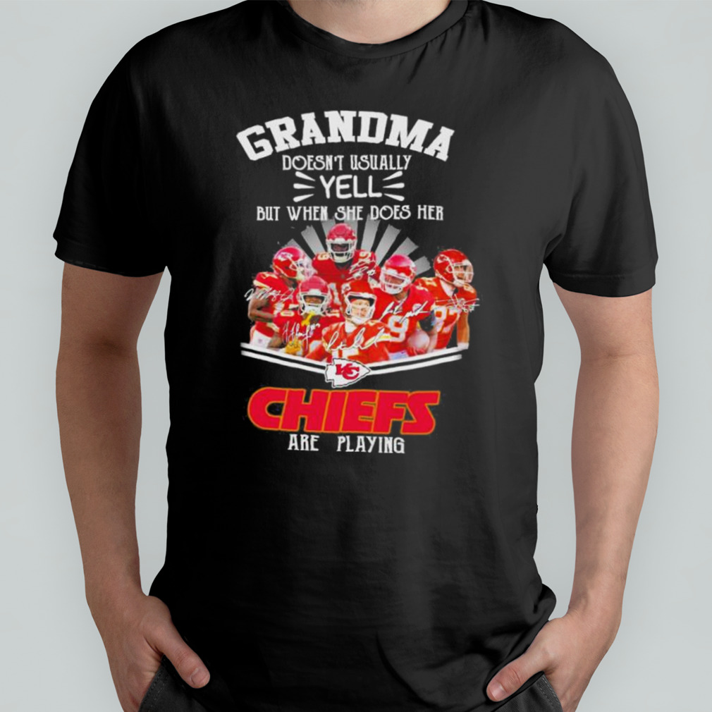 Grandma Doesnt Usually Yell But When She Does Her Dallas Cowboys Are  Playing Shirt - Guineashirt Premium ™ LLC