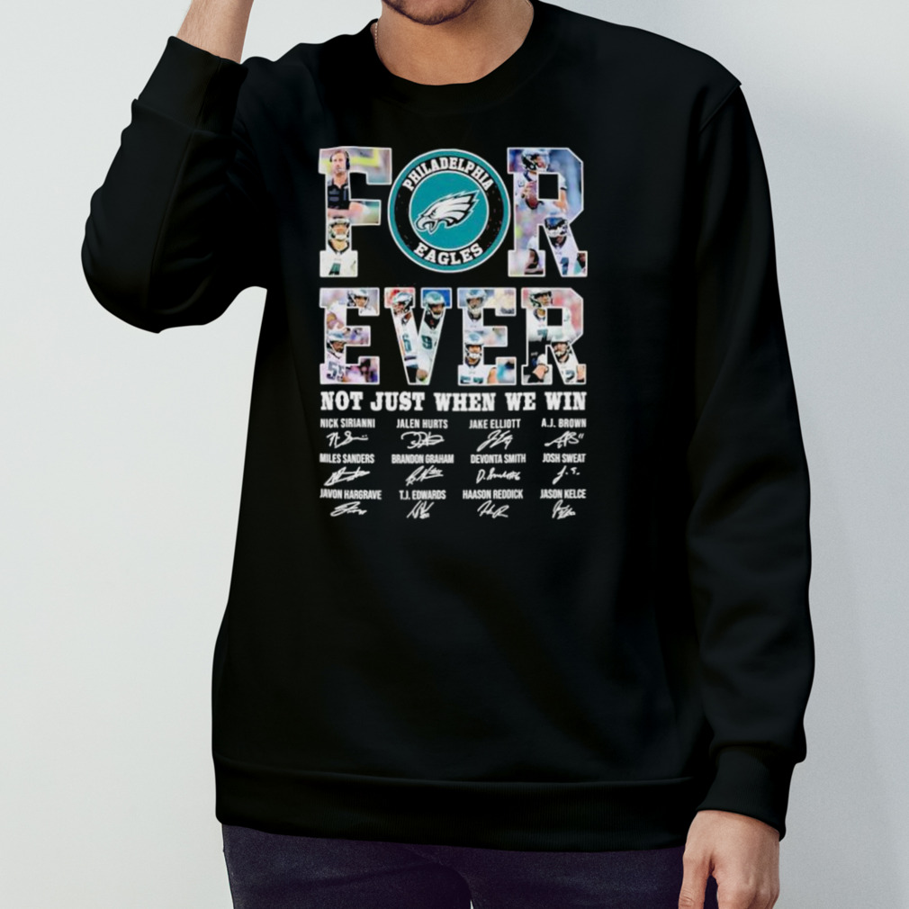 Philadelphia Eagles Vintage Shirt, Forever Not Just When We Win