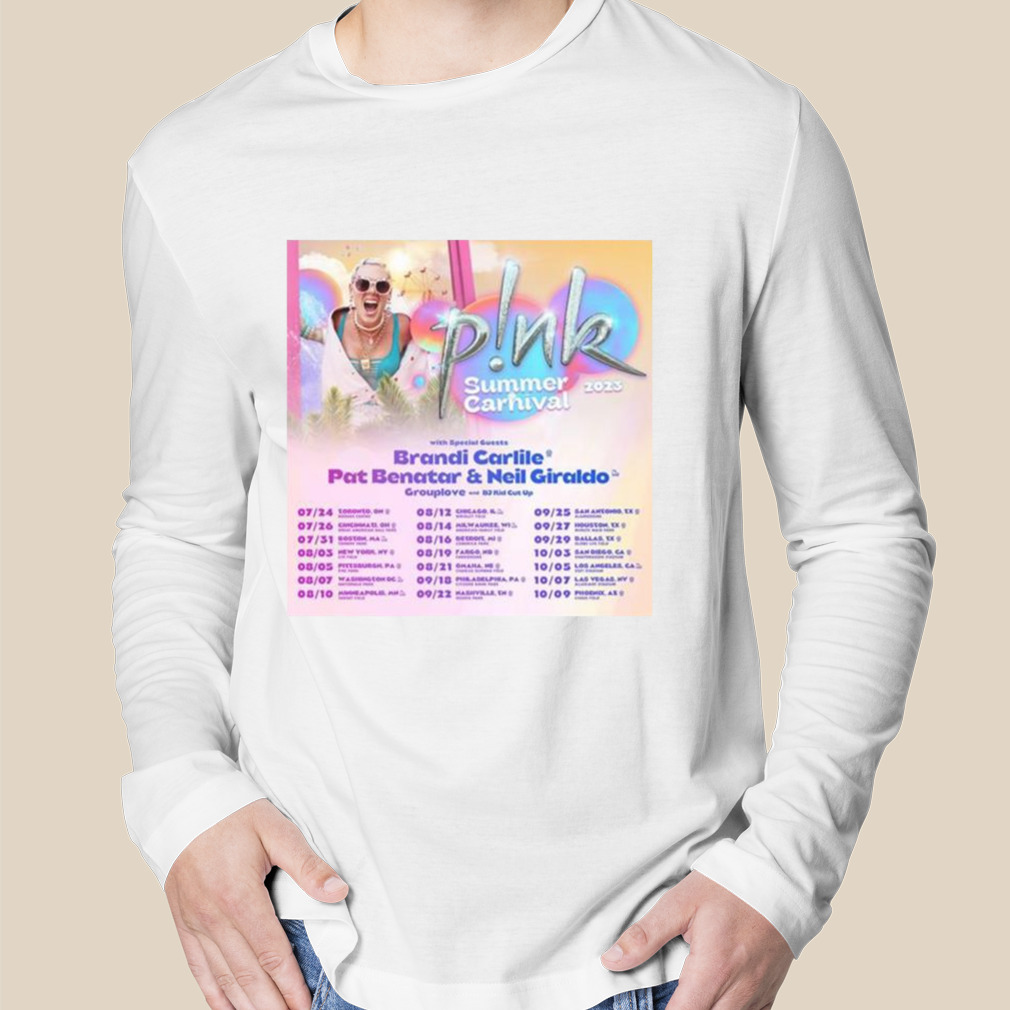 Pink Summer Carnival 2023 Tour Concert T Shirt - Teeholly