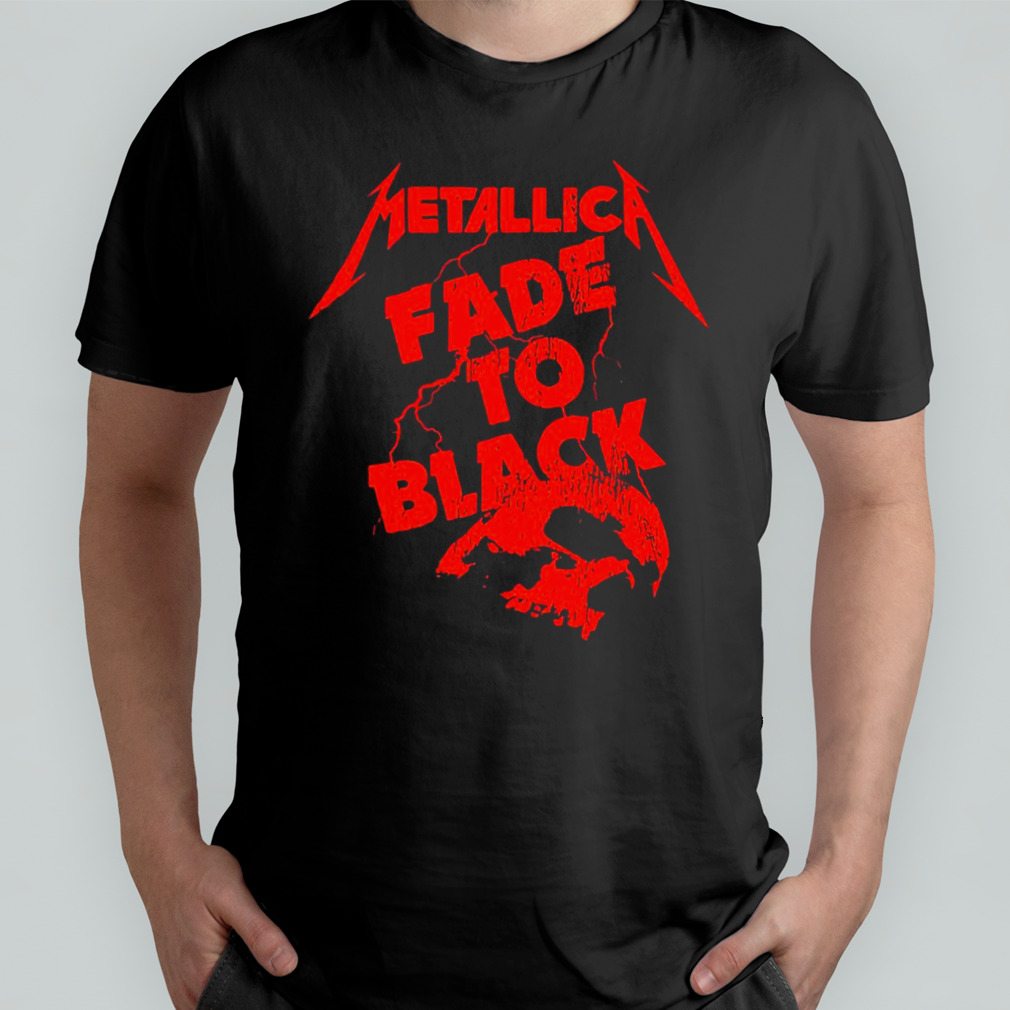 metallica fade to black t shirt