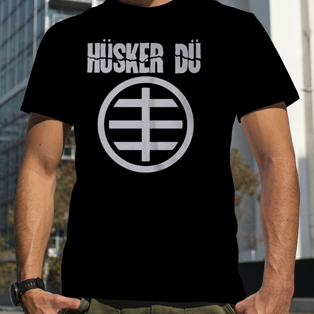 Blue Husker Du Circle Logo shirt