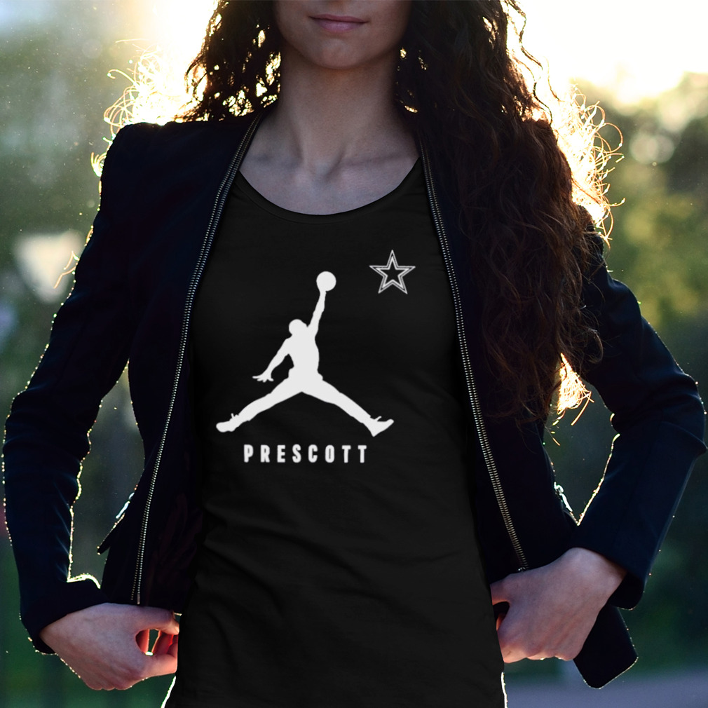 Jordan Brand Dak Prescott Navy Dallas Cowboys Lockup Shirt, hoodie, sweater  and long sleeve