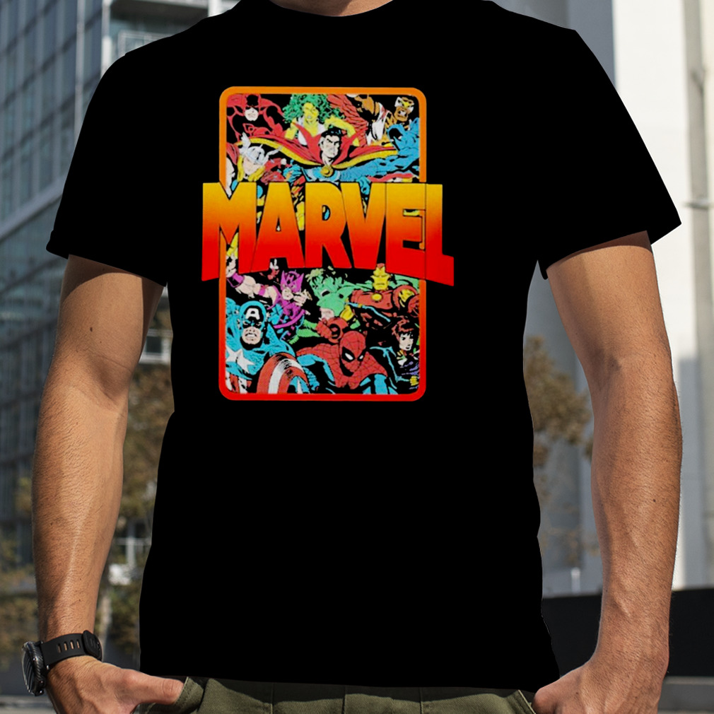 Mario judah wearing Marvel comics old school characters T-shirt