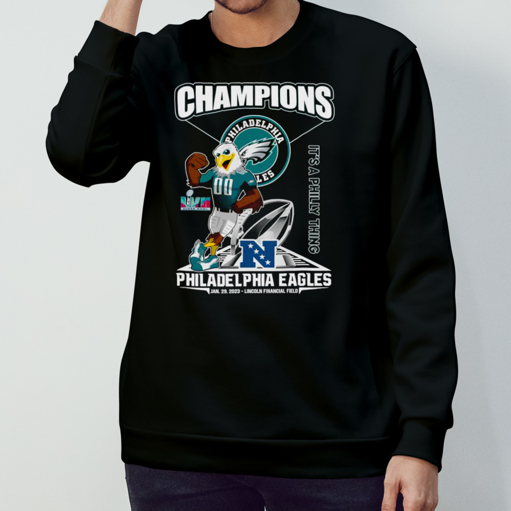 Philadelphia Eagles Lvii Super Bowl Nfc Champions Shirt Ladies T-shirt