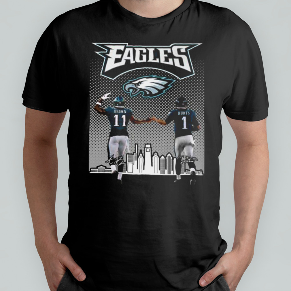 Jalen Hurts Philadelphia Eagles Men's Backer T-Shirt - Ash