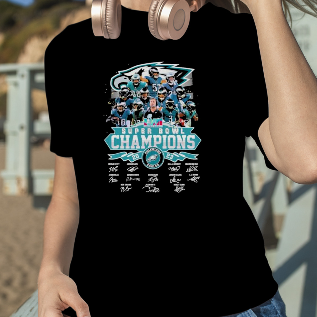 Philadelphia eagles lviI super bowl 2023 champions t-shirt, hoodie