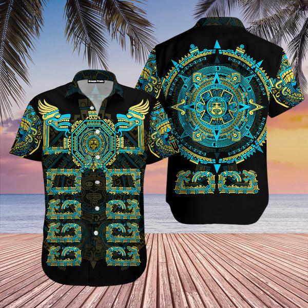 Aztec Mexico Quetzalcoatl Hawaiian Shirt