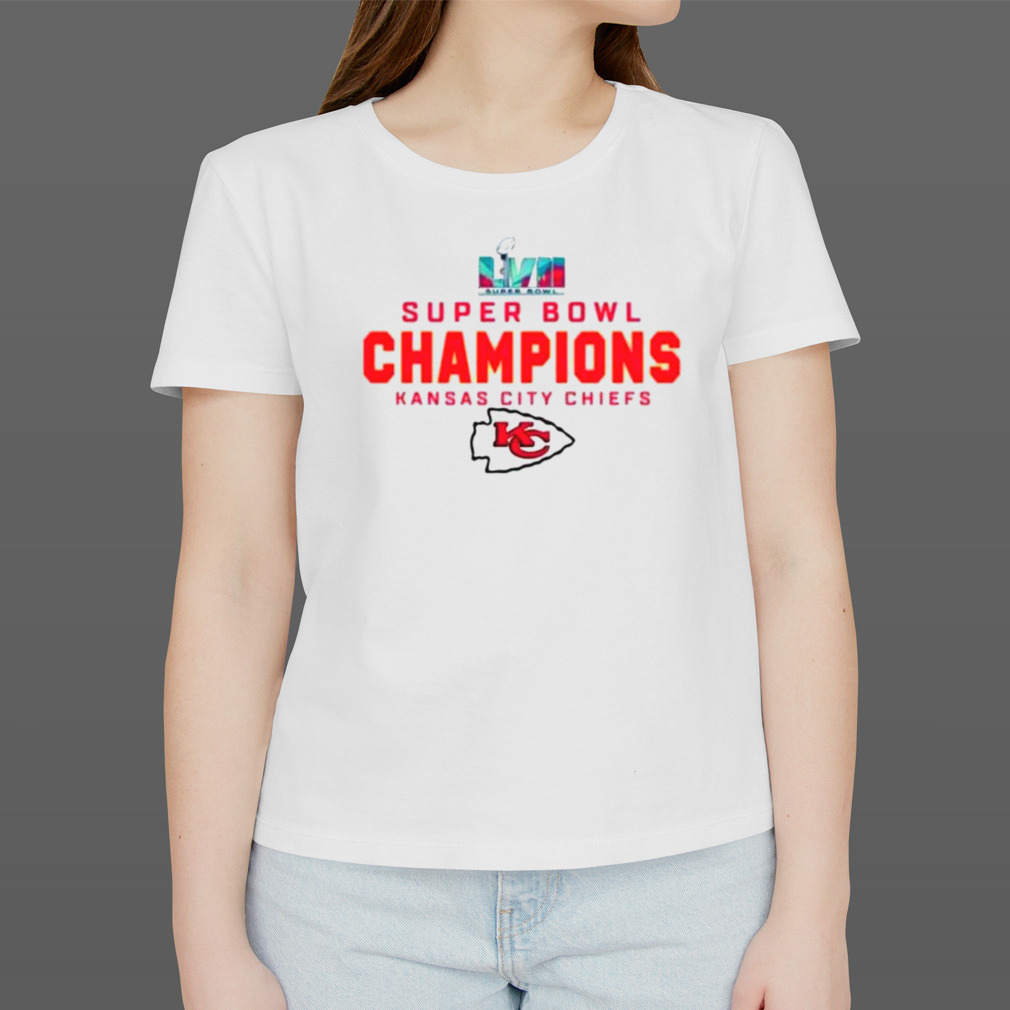 Hot Kansas City Chiefs NFL Super Bowl Championship 2023 Womens Shirt -  Wiseabe Apparels