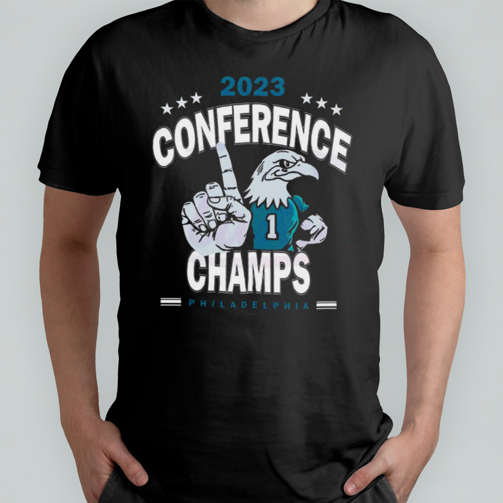 Official philadelphia eagles 2023 conference champs bird jalen hurts T-shirt,  hoodie, sweater, long sleeve and tank top