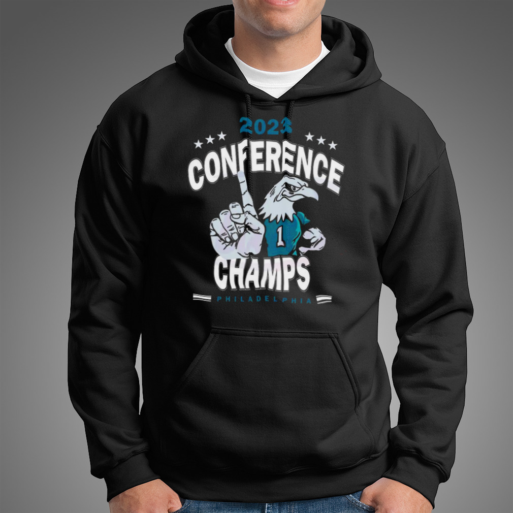 Official philadelphia eagles 2023 conference champs bird jalen hurts T-shirt,  hoodie, sweater, long sleeve and tank top