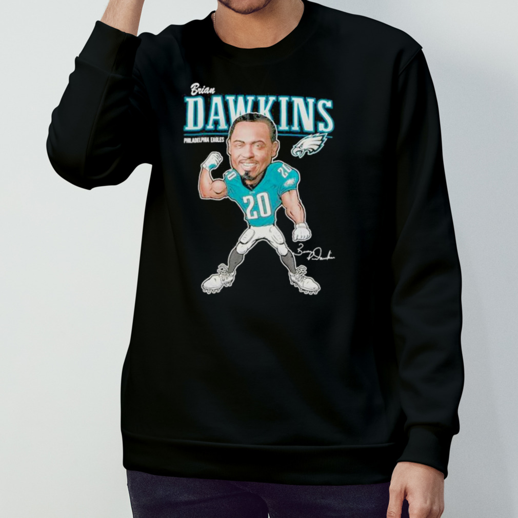 Official philadelphia eagles brian dawkins signature super bowl lviI 2023  T-shirt, hoodie, sweater, long sleeve and tank top