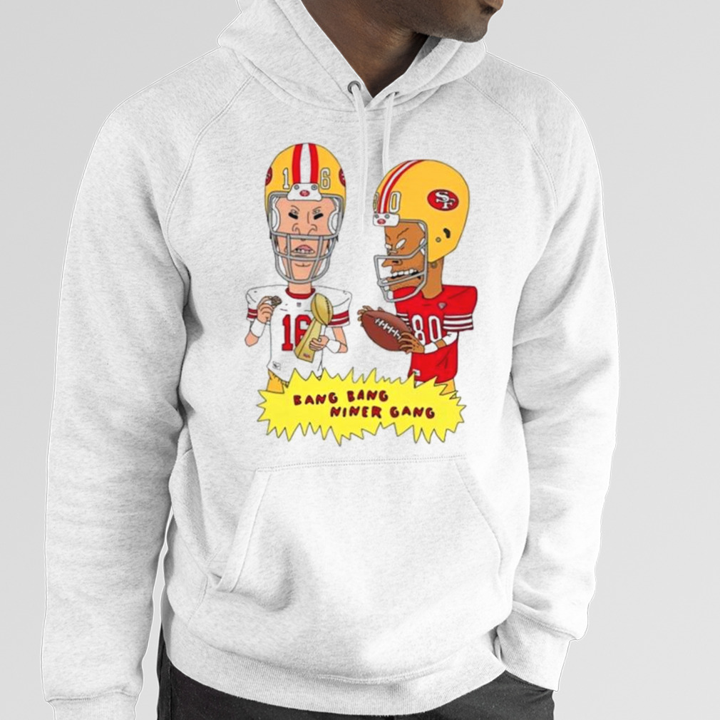 Bang Niner Gang Red Metallic Gold Hoodie (Limited Edition) San Francisco  49Ers Edition Unisex T-Shirt - TeebyHumans