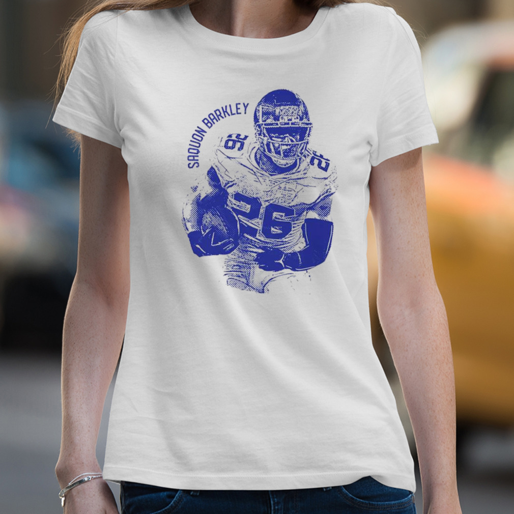 Saquon Barkley Shirt Vintage 90s Football Player New York Football - Anynee