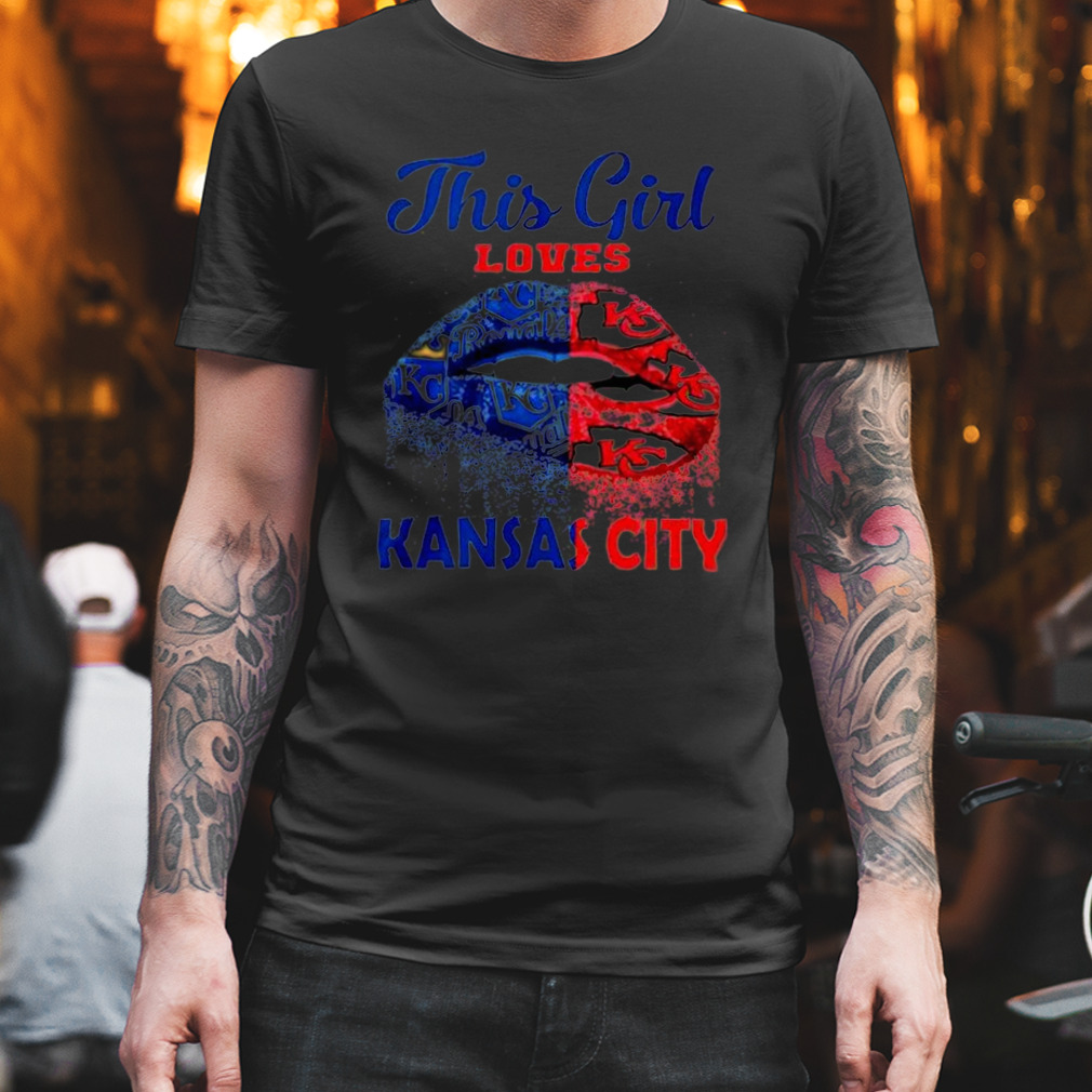 Lips Kansas City Royals And Kansas City Chiefs Shirt - Hersmiles