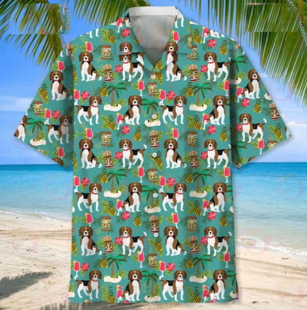 Beagle Hawaiian Shirt