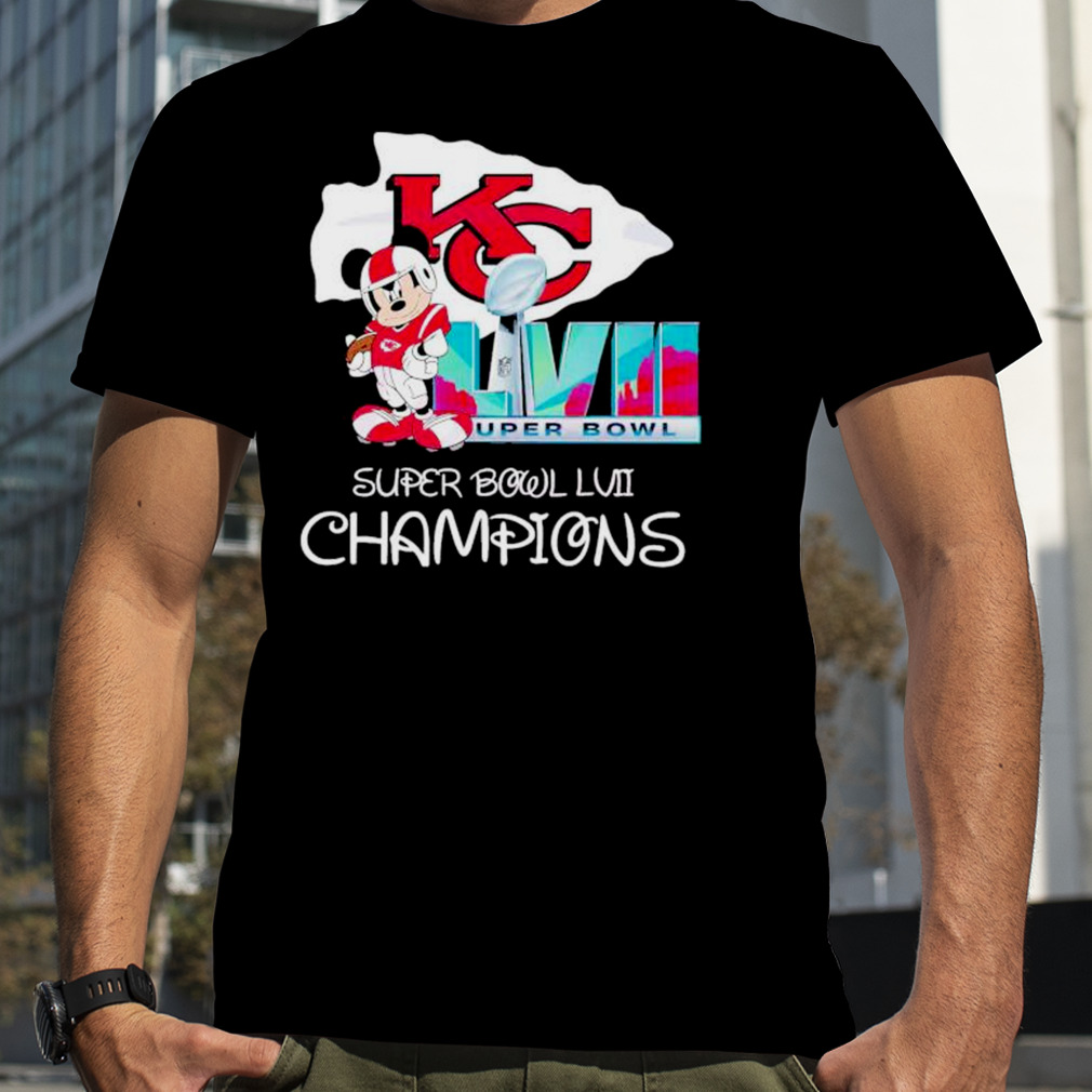 Mickey Kansas City Chiefs Super Bowl LVII champions shirt