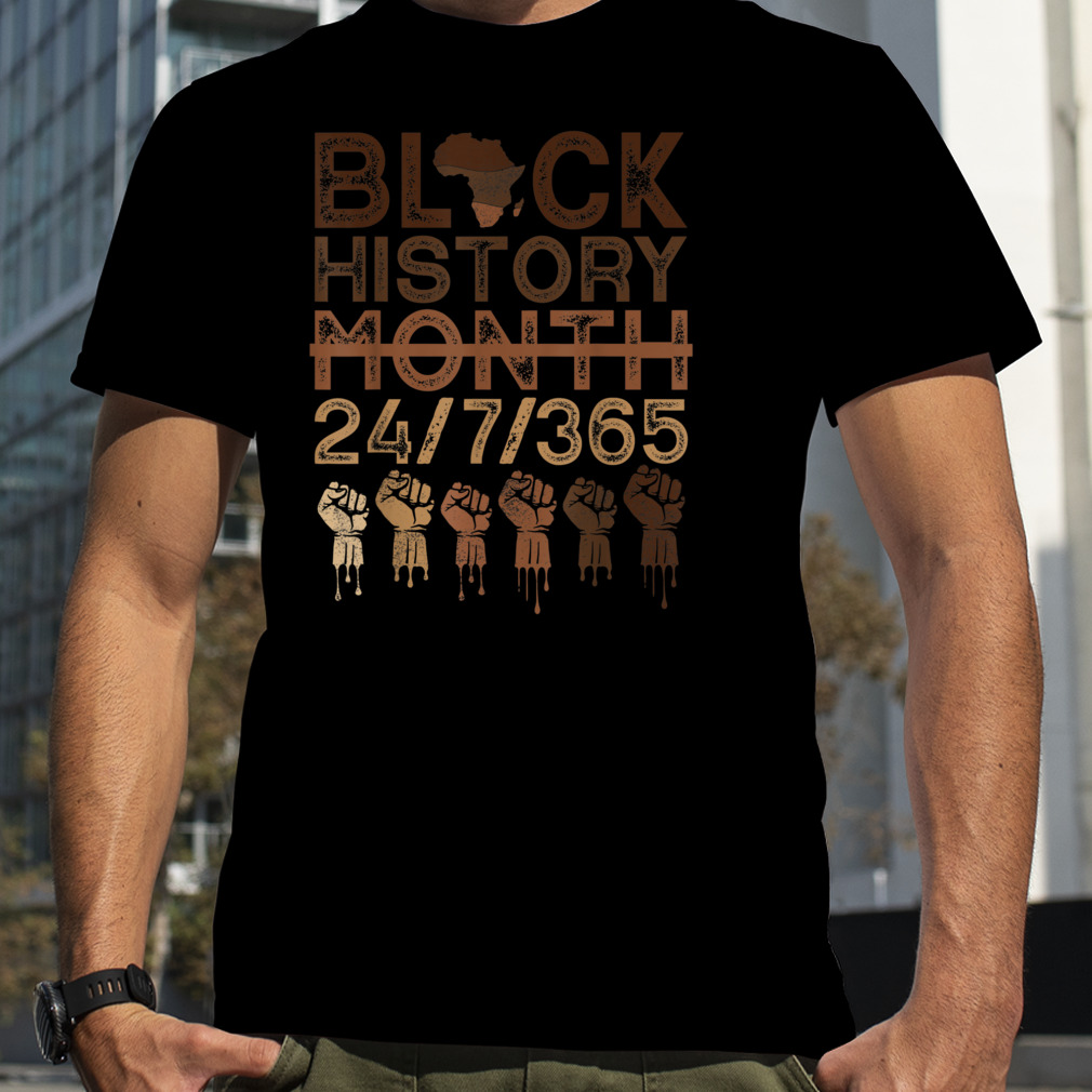 Black History Month 2023 Black History 365 Melanin Pride T-Shirt