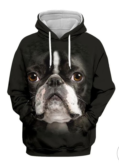 Boston Terrier 3D All Over Print Hoodie tshirt
