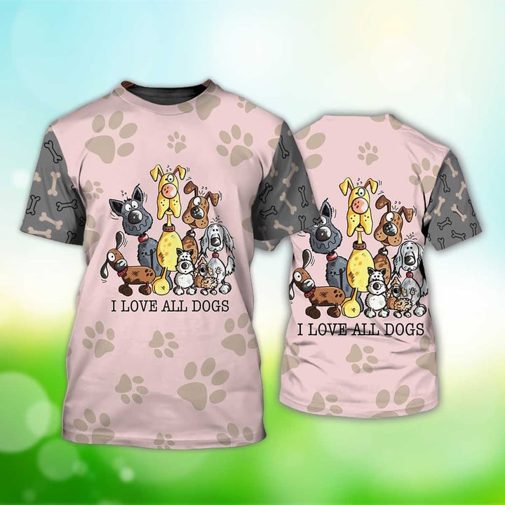 I Love All Dogs T-Shirt