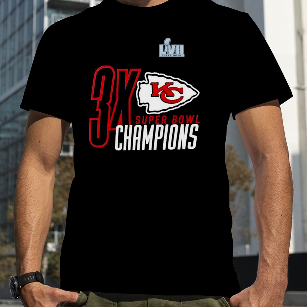 Kansas City Chiefs Three-Time Super Bowl Champions Shirt