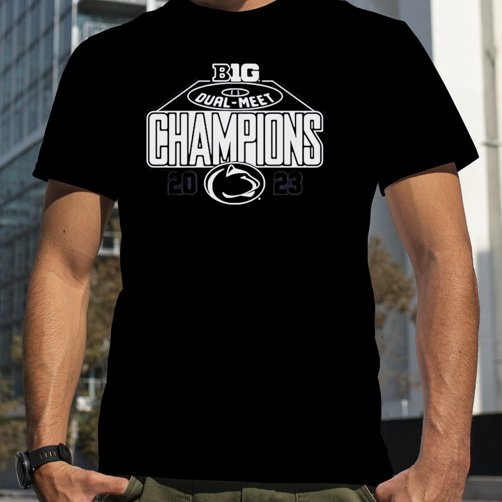 Penn State Nittany Lions 2023 Big Ten Dual Meet Wrestling Champions Locker Room Shirt