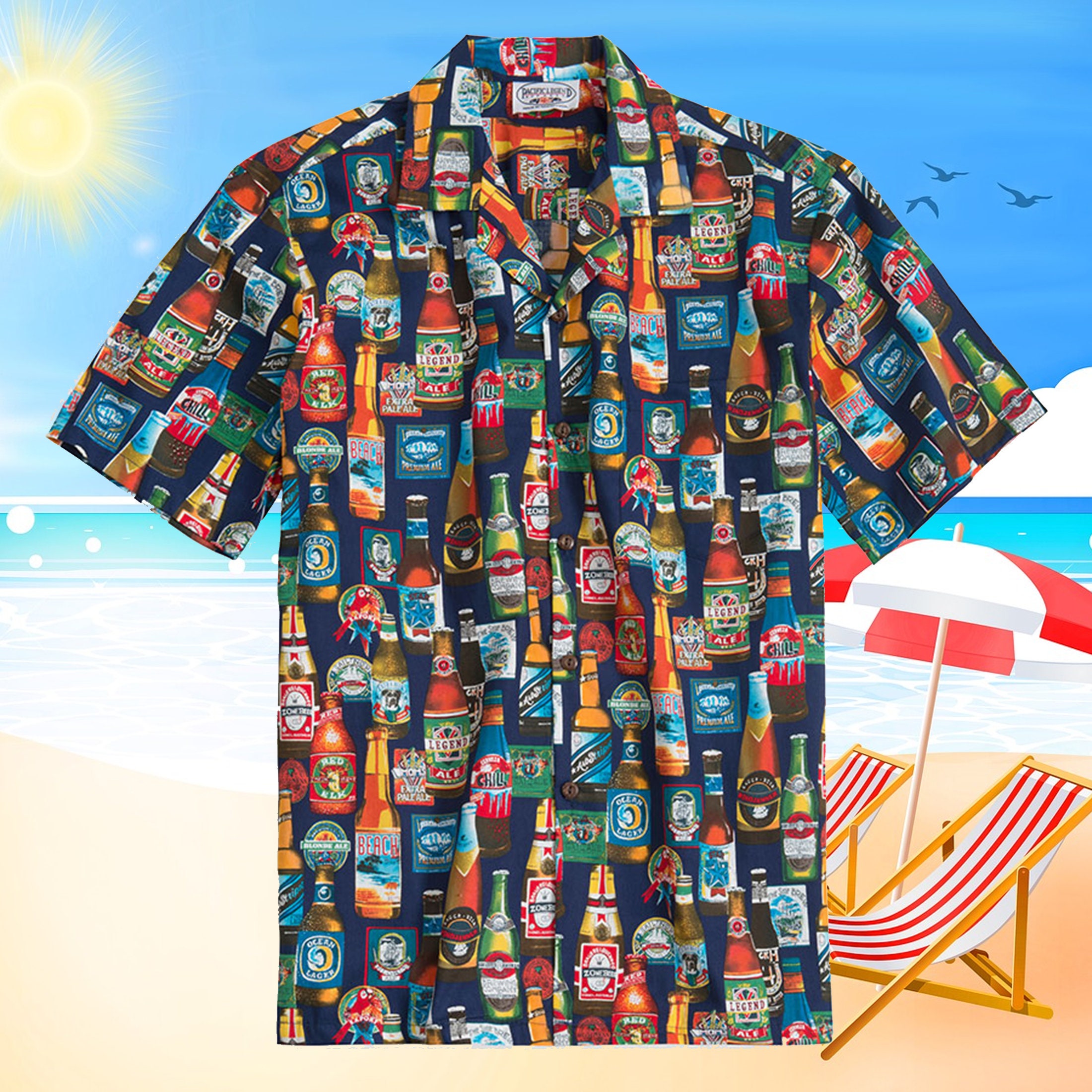 Beer Galore Aloha Beach Hawaiian Shirt For Hawaii Fans