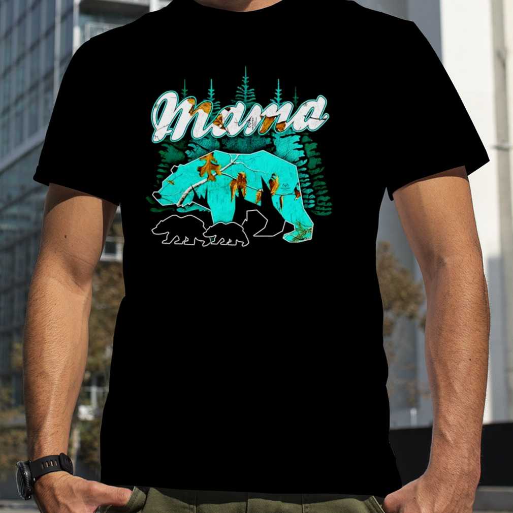 Realtree Xtra Sea Glass Mama Bear shirt