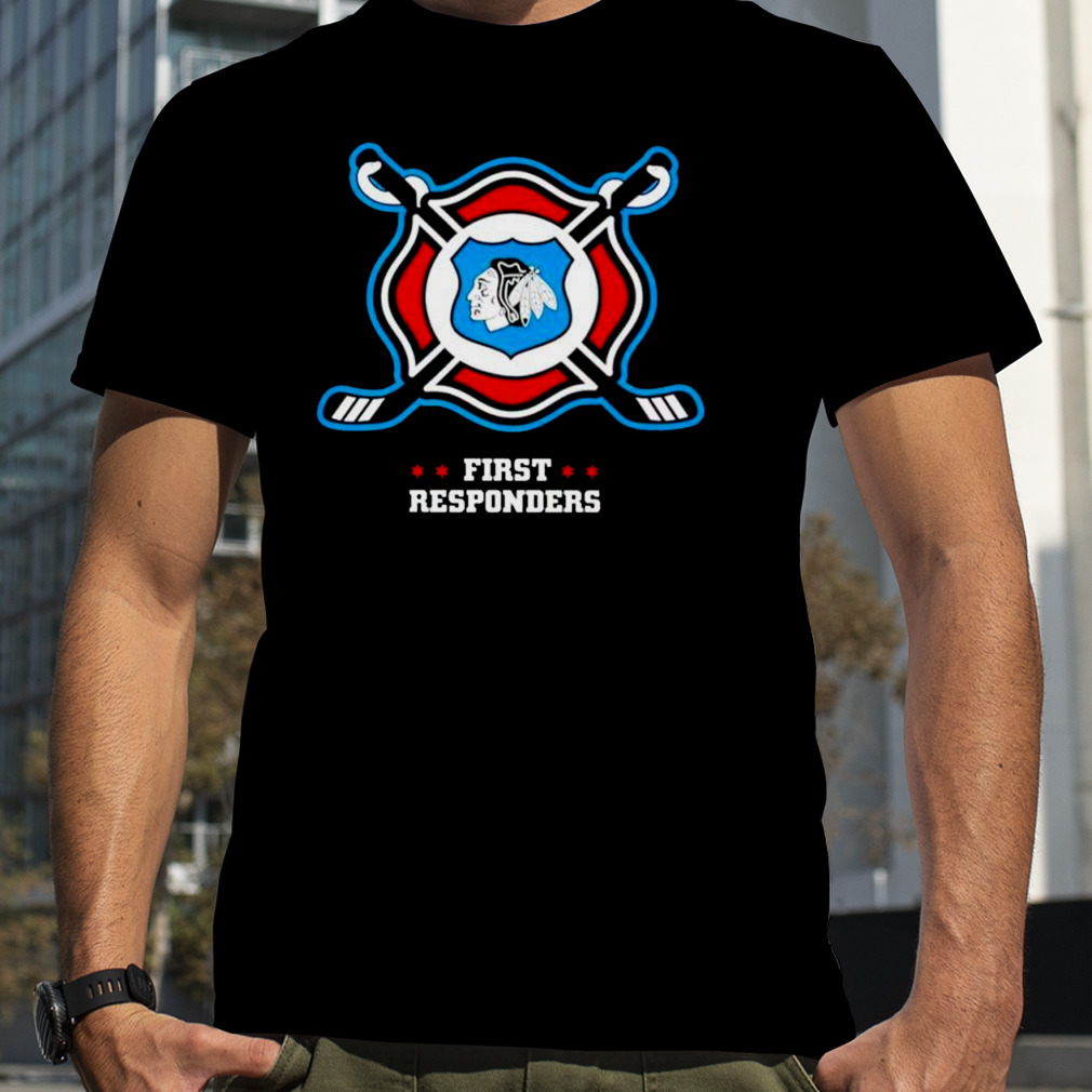 Chicago Blackhawks First Responders shirt