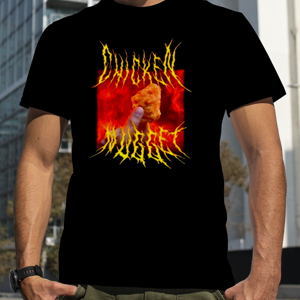 Chicken Nugget Heavy Metal Shirt