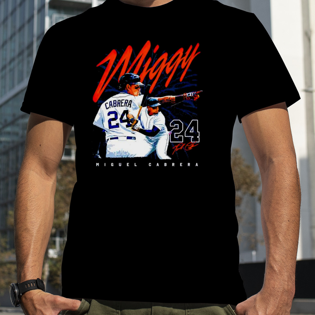 Miguel Cabrera 24 Miggy Baseball signature shirt