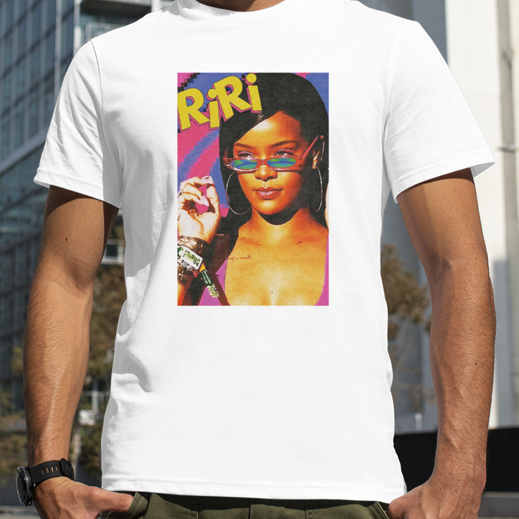 Riri Colored Graphic Rihanna shirt