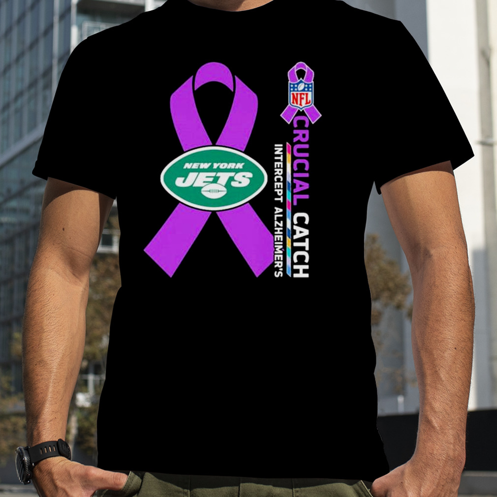 New York Jets NFL Crucial Catch Intercept Alzheimer’s shirt