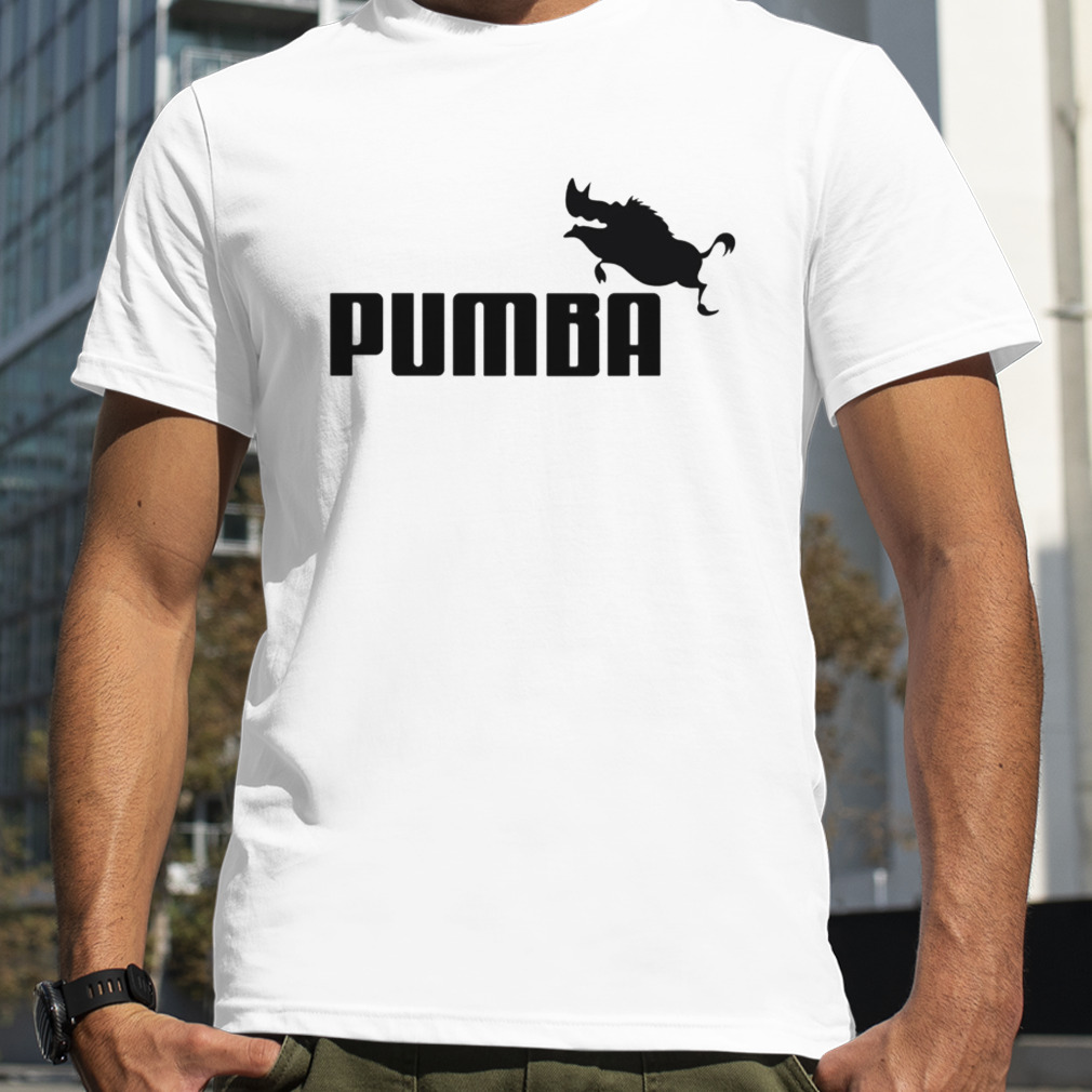 Pumba Puma Logo Style Parody The Lion King shirt