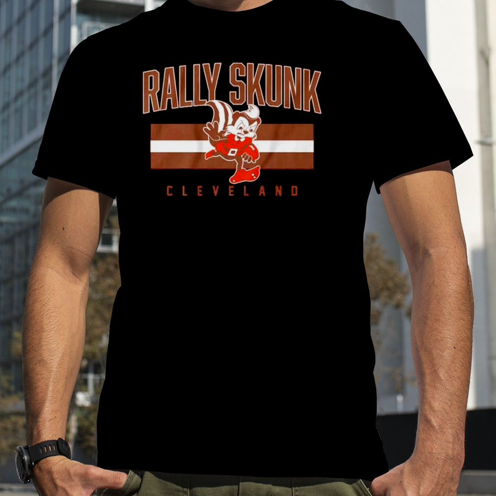 Rally Skunk Cleveland Football mascot shirt
