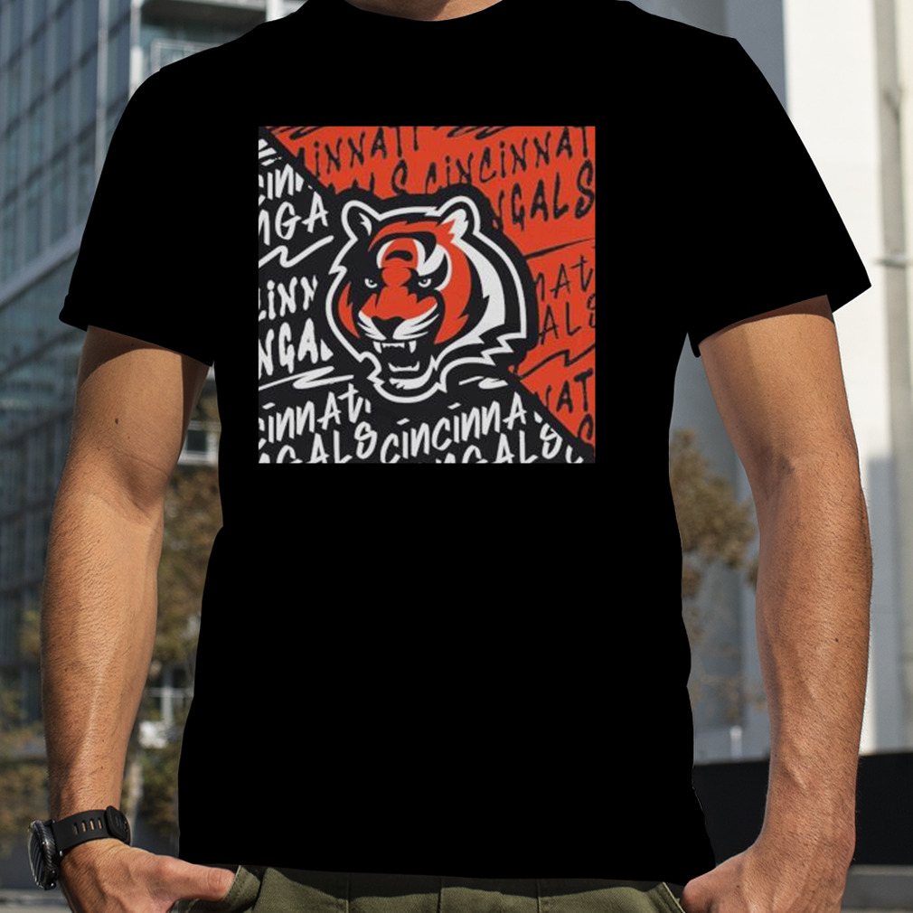 Youth Cincinnati Bengals Black Divide 2023 T-Shirt