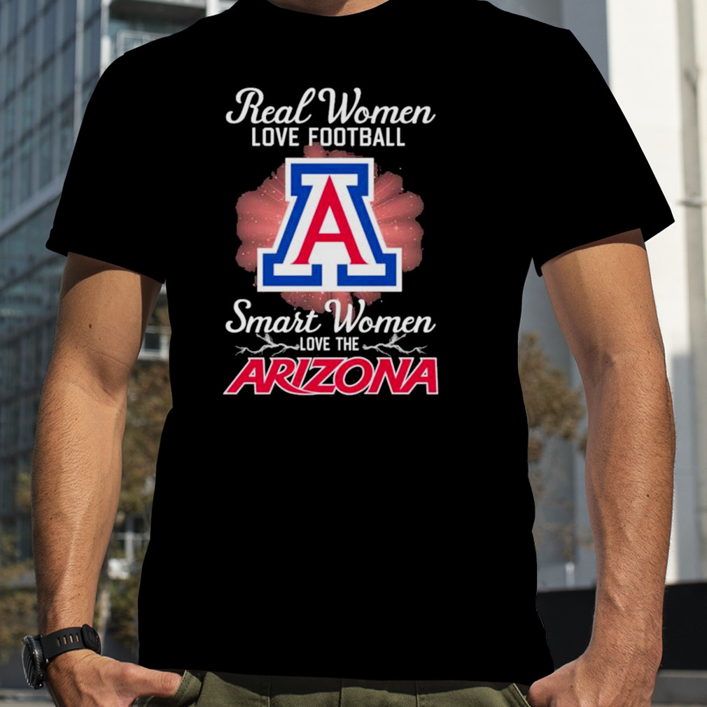 Real women love football smart women love the Arizona Wildcats 2023 logo shirt