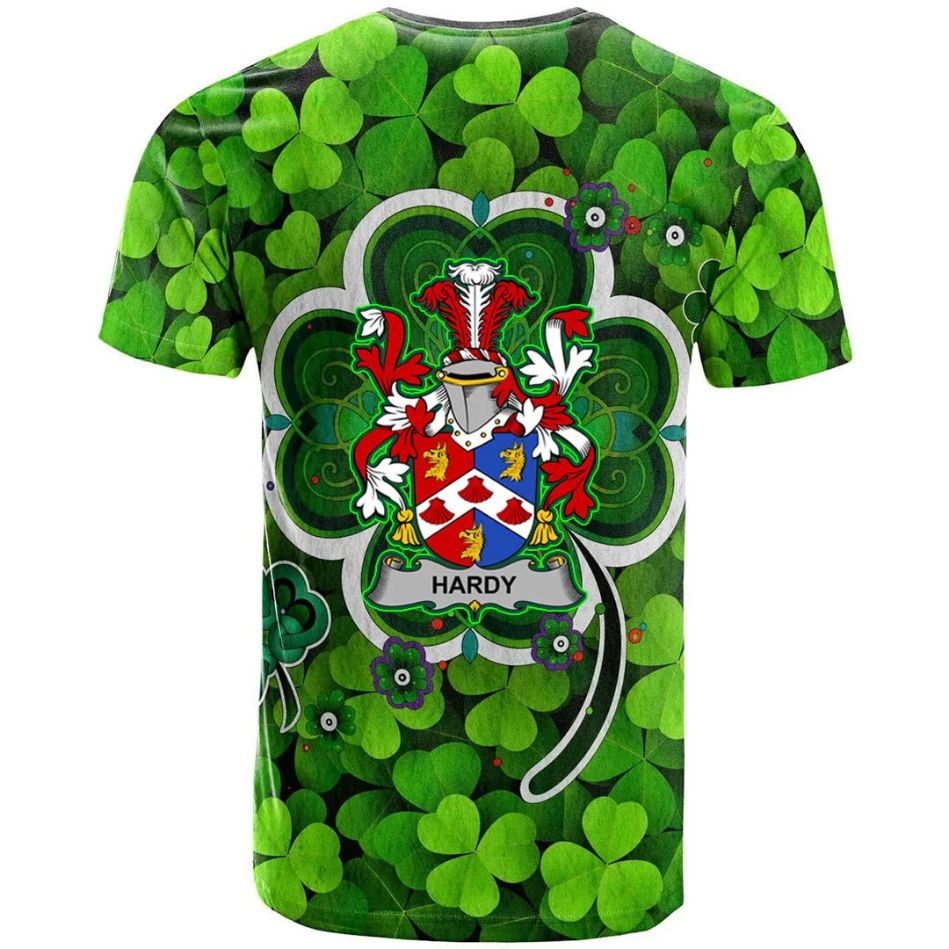 Hardy Shamrock Irish Crest Celtic Aesthetic Shamrock New 3D T-Shirt