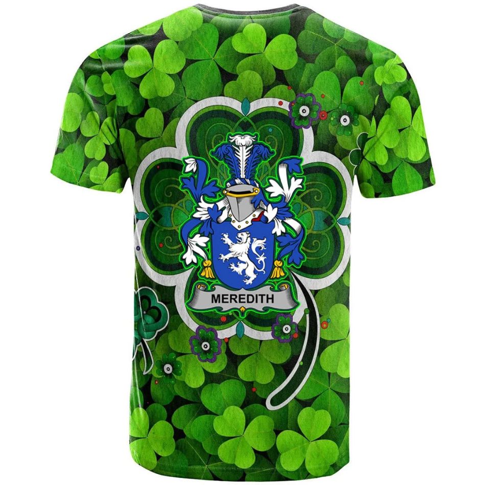 Meredith Irish New Shamrock Crest Celtic Shamrock New 3D T-Shirt